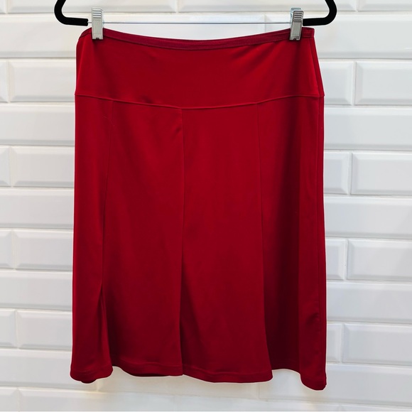 NWT Vintage Women’s Medium Merona Red A-Line Skirt - Picture 5 of 7